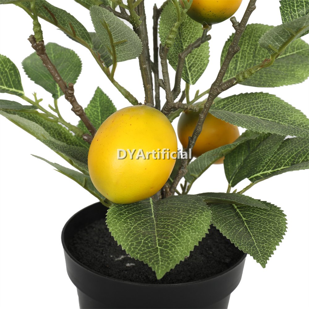 dypa 105 potted artificial small lemon plants 22cm 2