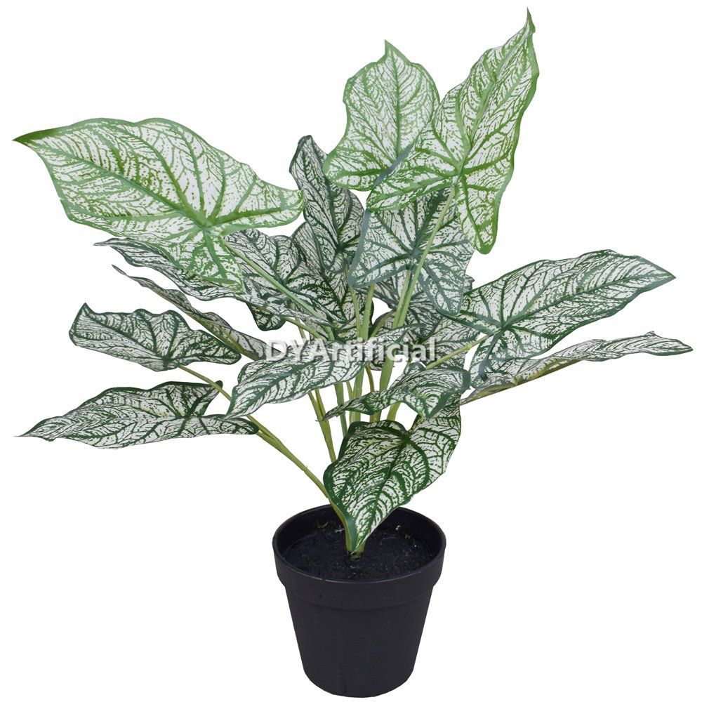 dypa 21 potted artificial white evergreen aglaonemas 40cm indoor