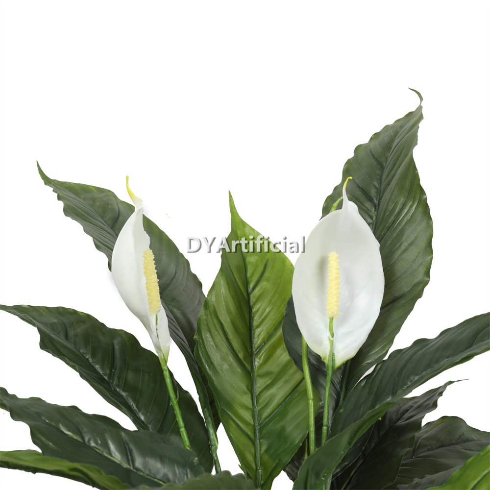 dypa 65 artificial spathiphyllum patinii 60cm height indoor details 2