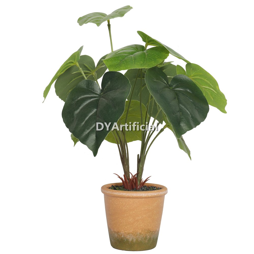 dypa 80 potted artificial taro plants 27cm indoor 1