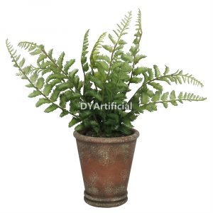 dypa 90 artificial fern with classic pots 38cm