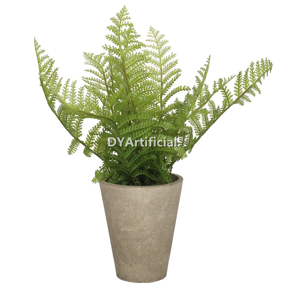 dypa 94 potted artificial middle fern plants 33cm