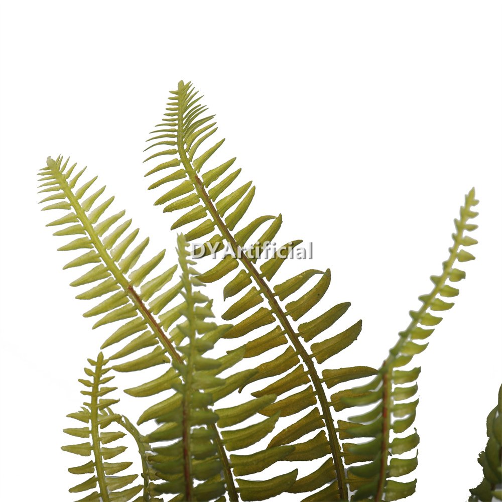 dypa 96 potted artificial brown fern 36cm 3