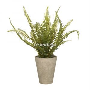 dypa 96 potted artificial brown fern 36cm
