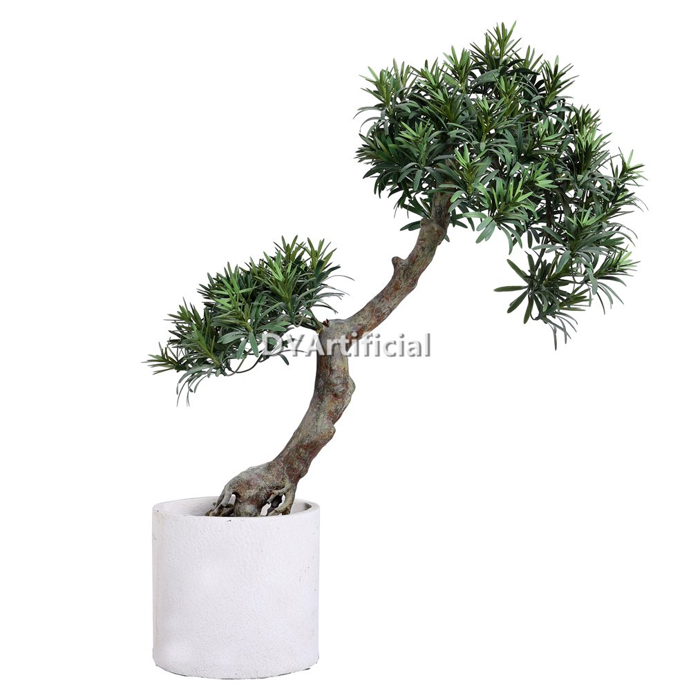 dypb 05 80cm height artificial buddhist leaf pine bonsai