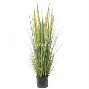 dyyc 24 plume grass artificial plant yellow 180cm 150cm 120cm