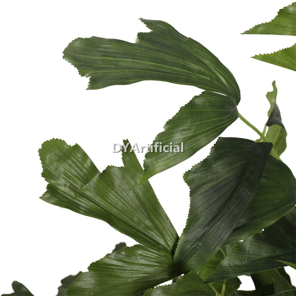 tcb 110 artificial fish tail palm tree 120cm 5 trunks 9 leaves 2
