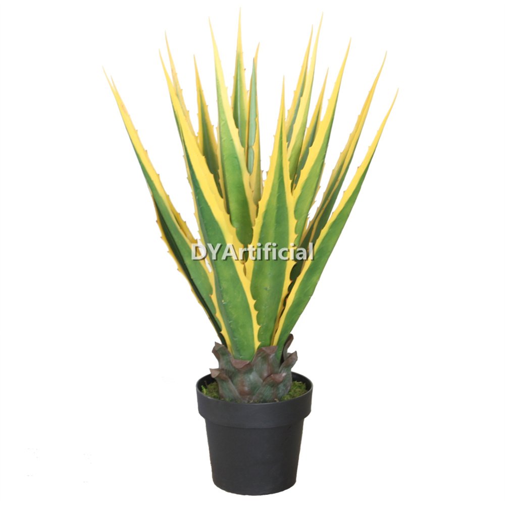 tch 108 artificial agave yellow green 80cm