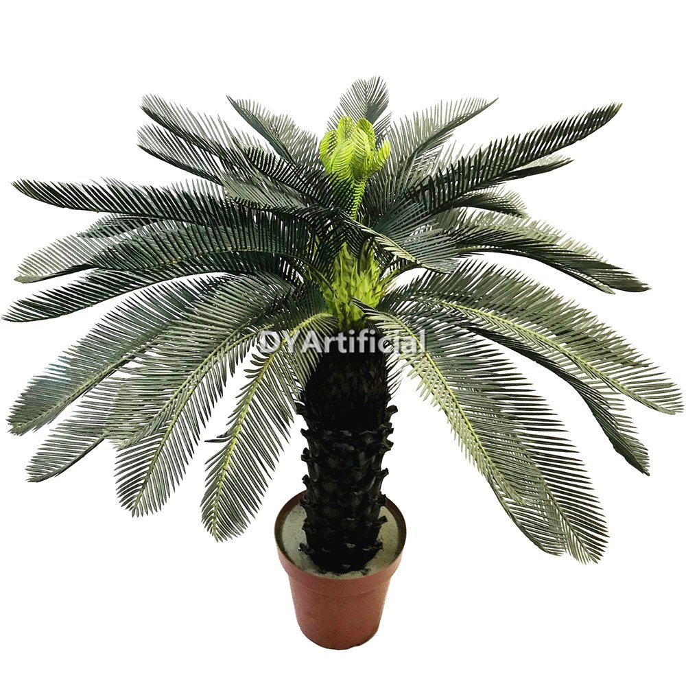 tci 13 110cm height artificial cycas tree indoor 84 leaves