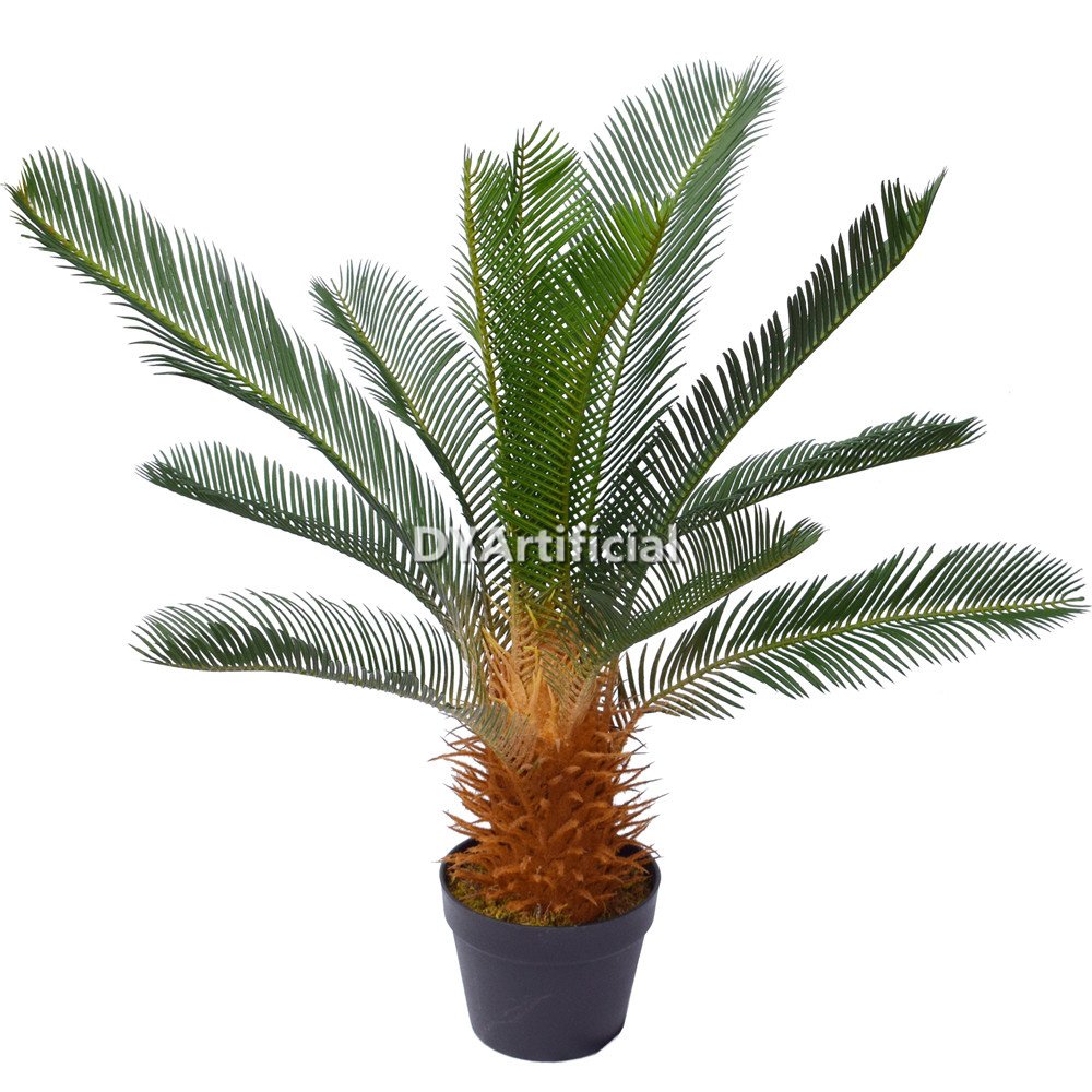 tci 22 70cm height artificial cycas tree indoor 11 leaves
