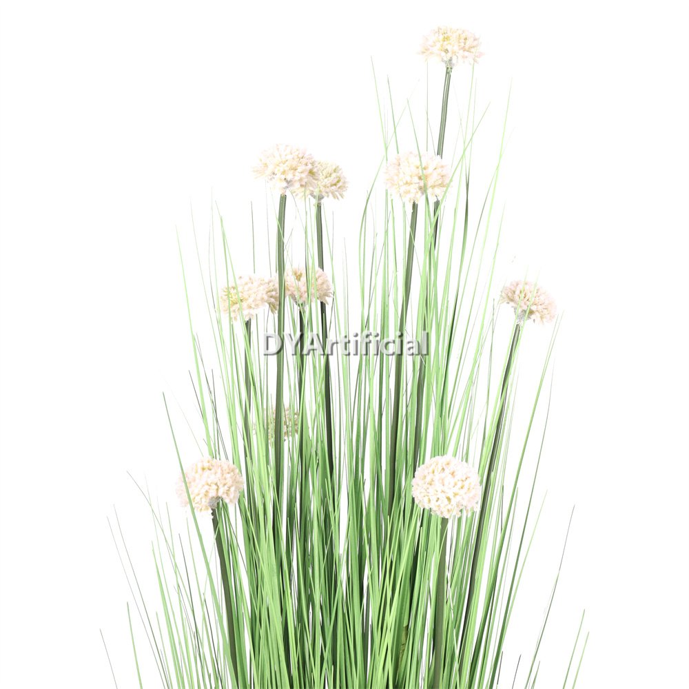 tcj 20 150cm height artificial grass plants with pink white flowers 1
