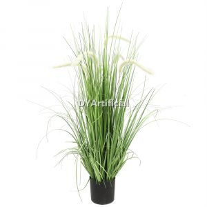 tcj 36 artificial pennisetum grass 90cm height white