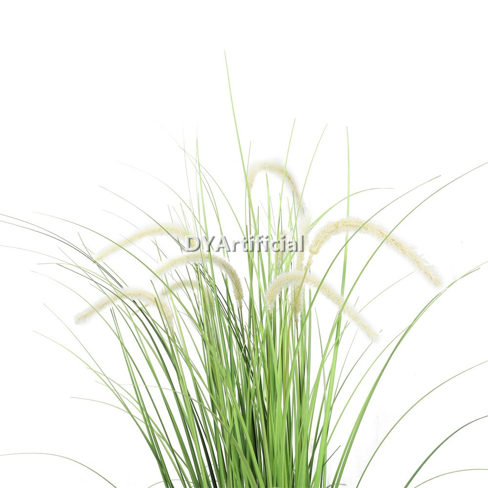 tcj 53 artificial foxtail grass plants green 125cm 2