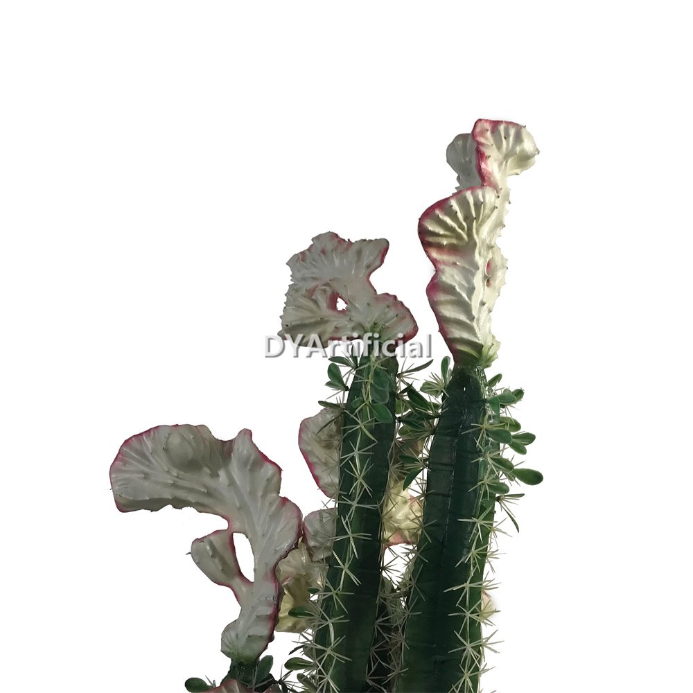tco a 26 163cm artificial cactus plants with white pink flowers 1