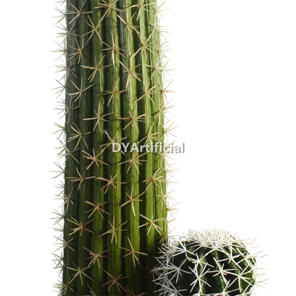 tco a 93 artificial cactus triple stem with ball 150cm light green 1
