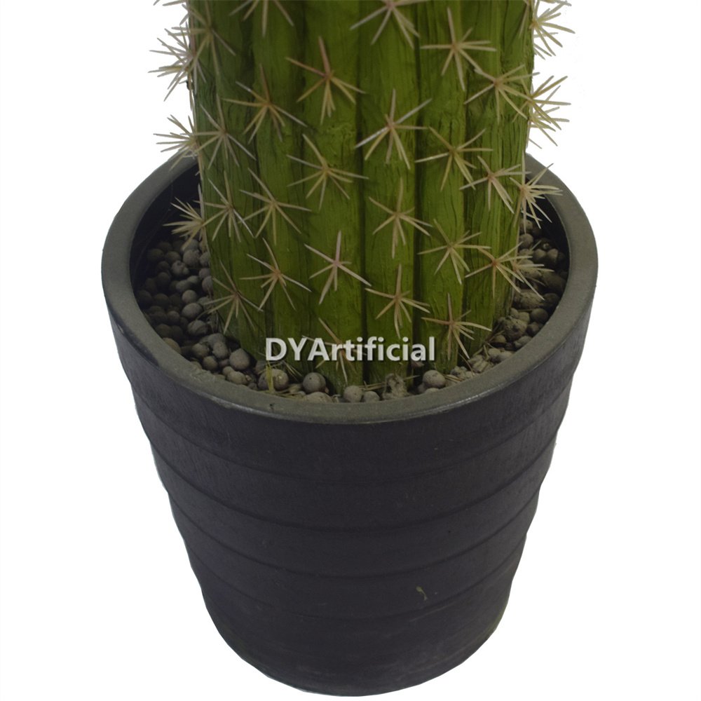 tco a 93 artificial cactus triple stem with ball 150cm light green 2