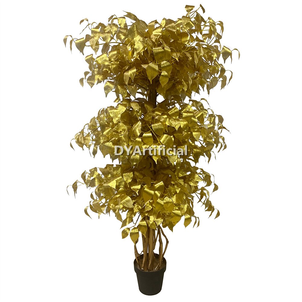 tcp 149 artificial gloden ficus topiary 150cm indoor