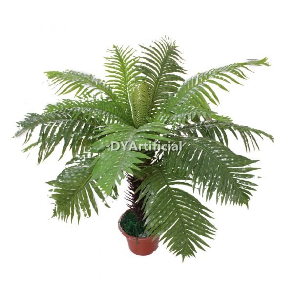 tcs 07 50cm artificial fern palm plants 12 leaves indoor