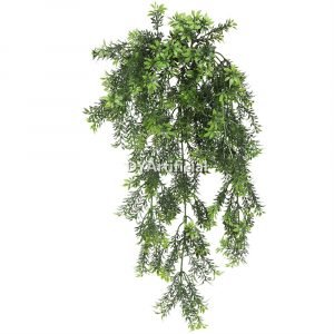 dlvb 73 tea foliage artificial hanging bushes 56cm