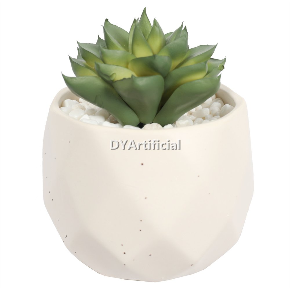 dyjt 20 b artificial succulent in pots 13cm 1