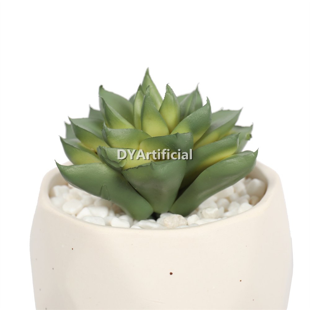 dyjt 20 b artificial succulent in pots 13cm 2