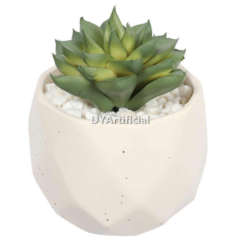 dyjt 20 b artificial succulent in pots 13cm
