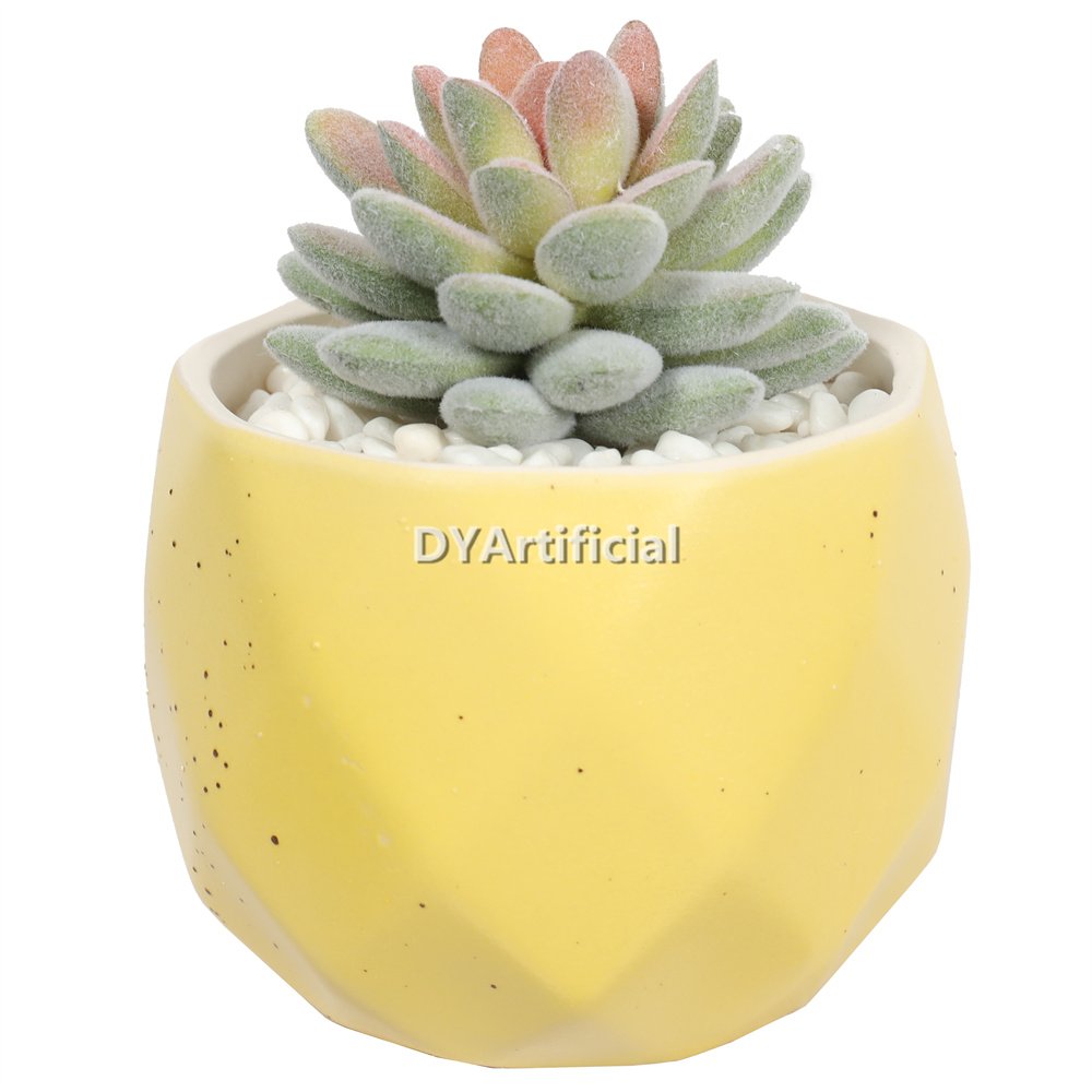 dyjt 20 c artificial succulent in pots 13cm 1