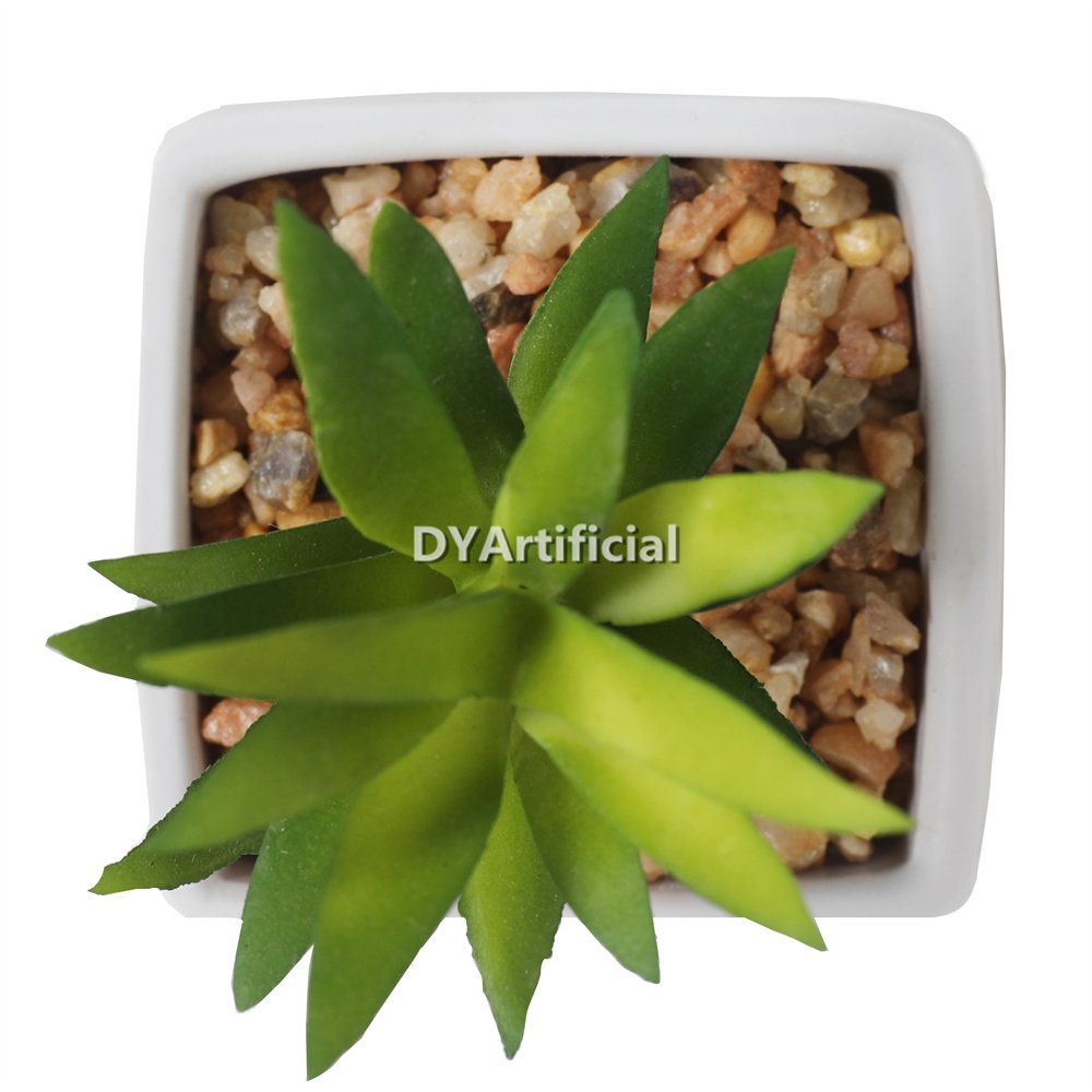 dyjt 32 j mini artificial succulent plants in pots 12.5cm 3