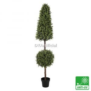 tkcz 17 4 artificial buxus ball and tower topiary 180cm