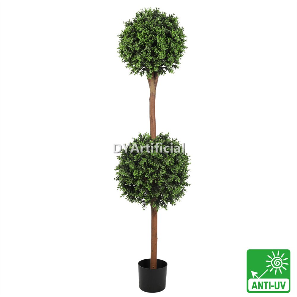 tkcz 18 3 artificial spring buxus double topiary 150cm