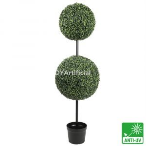 120cm height artificial boxwood double ball tree with steel pipe (复制)