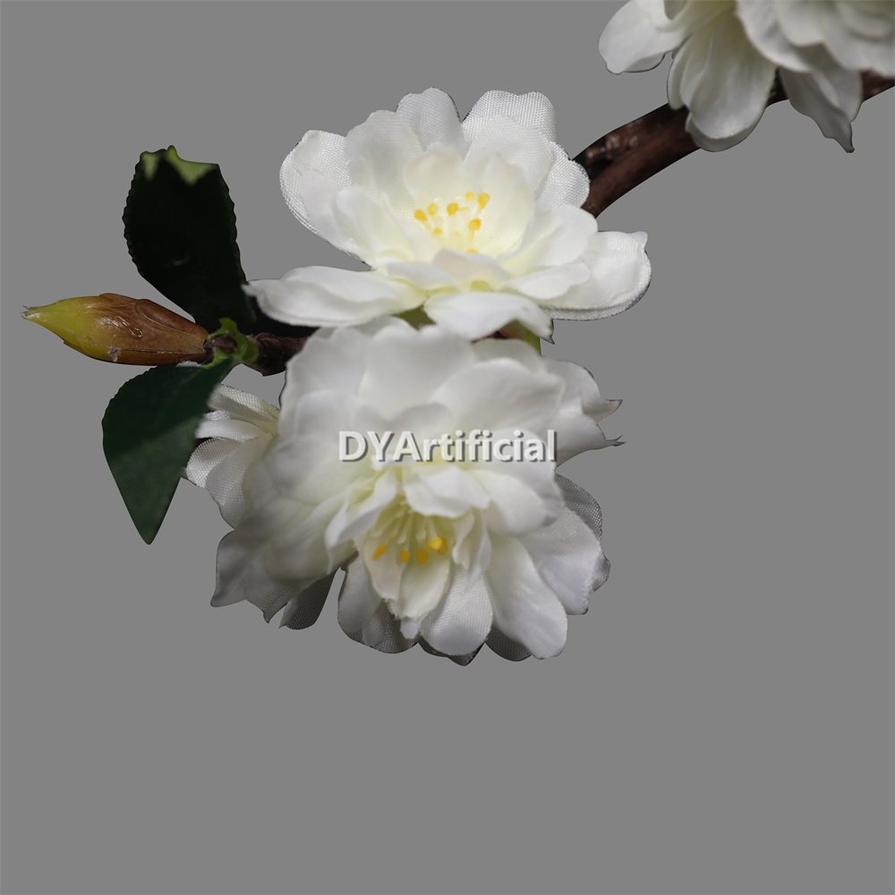 nice potted cherry blossom 55cm white indoor
