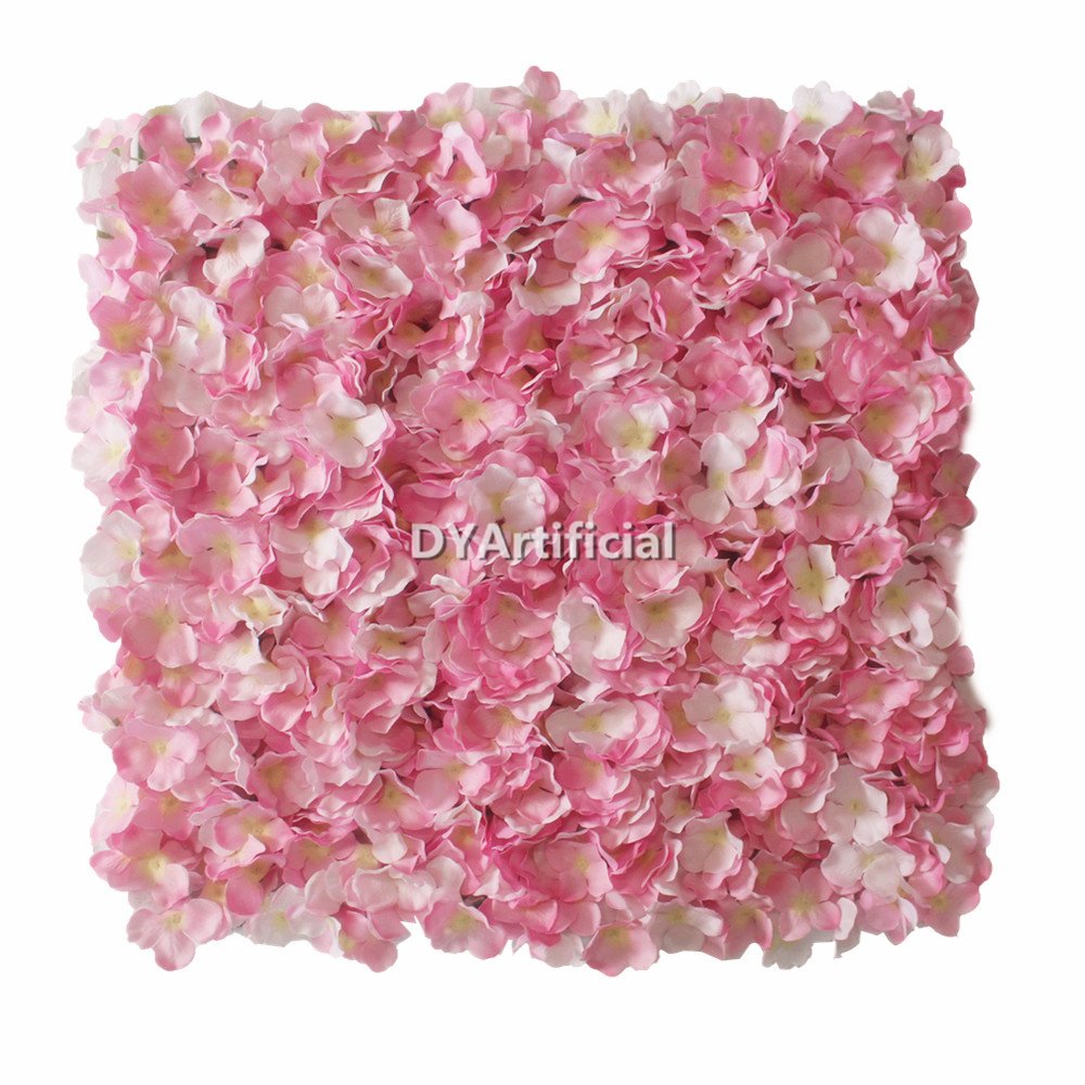 fxq 18 50x50cm artificial hydrangea flower wall panel pink