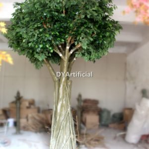 customized large slim artificial ficus tree