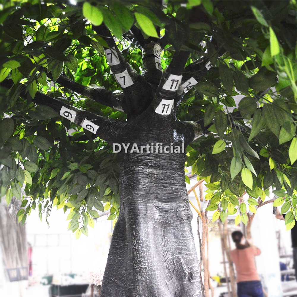 indoor outdoor artificial ficus tree big size