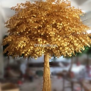 customized artificial golden ficus tree