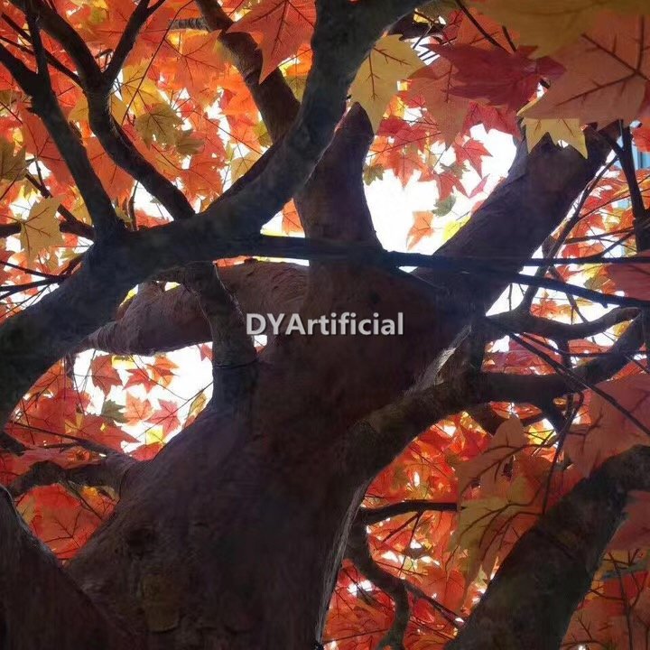 autumn color customized artificial maple tree