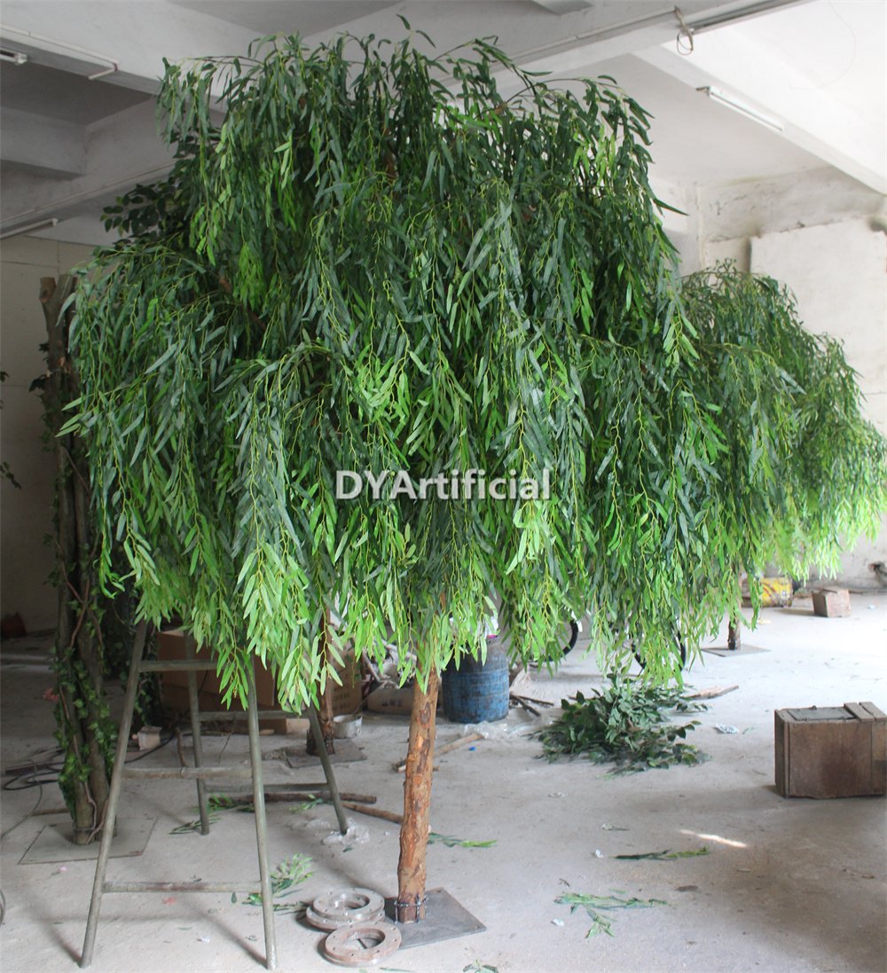 300cm height artificial green willow tree