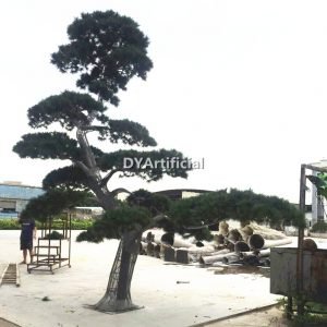 customized artificial bend pine tree