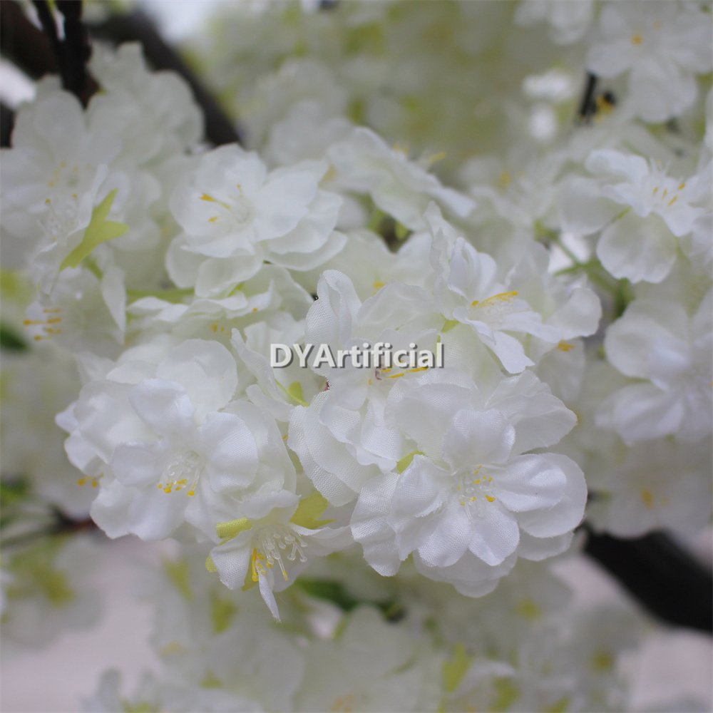 300cm oneside artificial cherry blossom tree white color