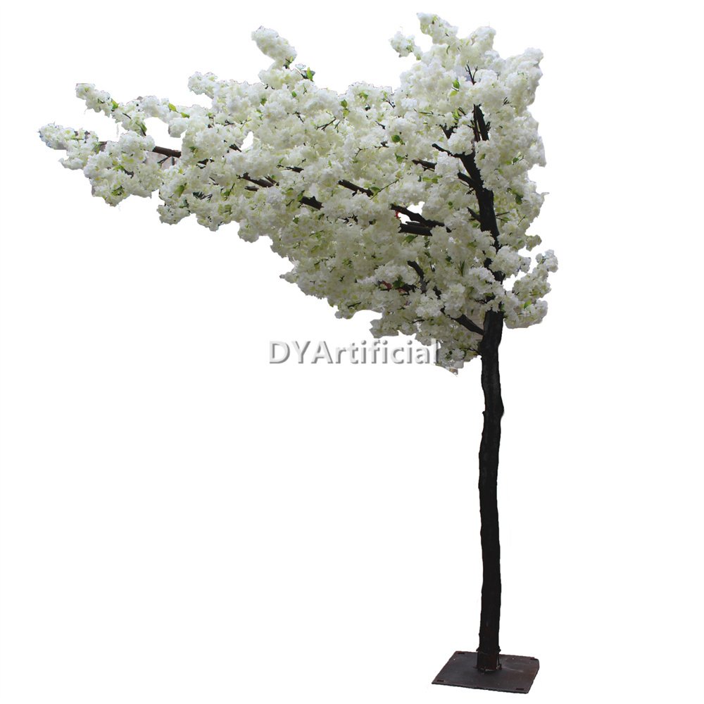 300cm oneside artificial cherry blossom tree white color