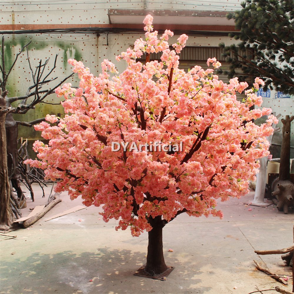 tbc 39 250cm short trunk artificial cherry blossom tree in pink