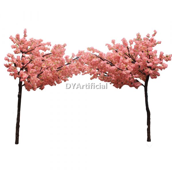 280CM Oneside Artificial Cherry Blossom Arch Tree Pink DYArtificial