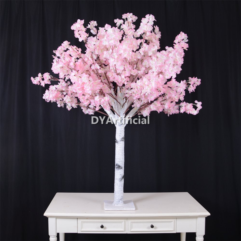 tbd 05 150cm height pink color artificial flowering tree for wedding table