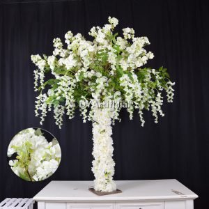 tbd 09 150cm height white color artificial blossom tree wedding table decor