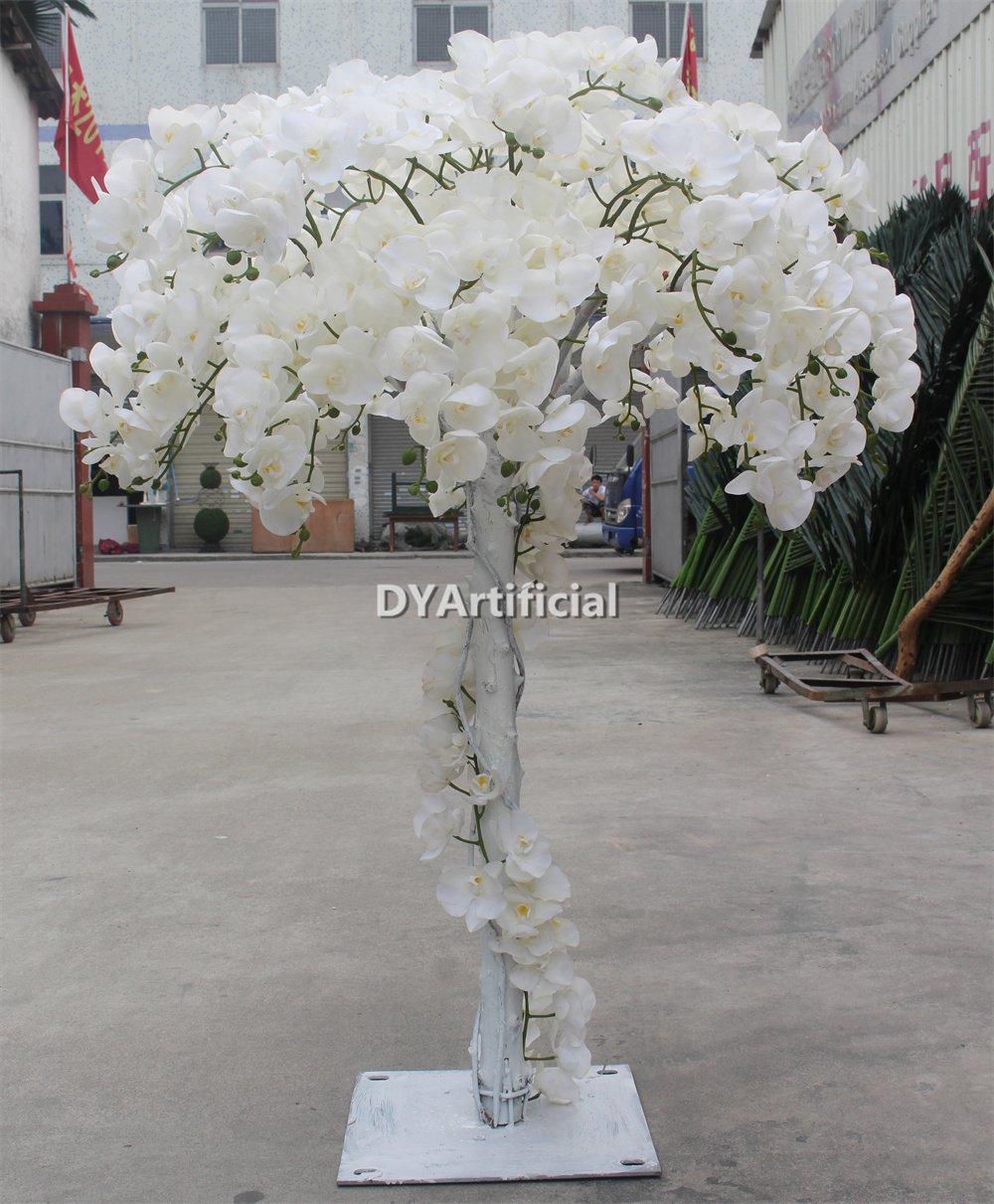 tbdb 10 150cm white artificial orchids tree for wedding centerpieces