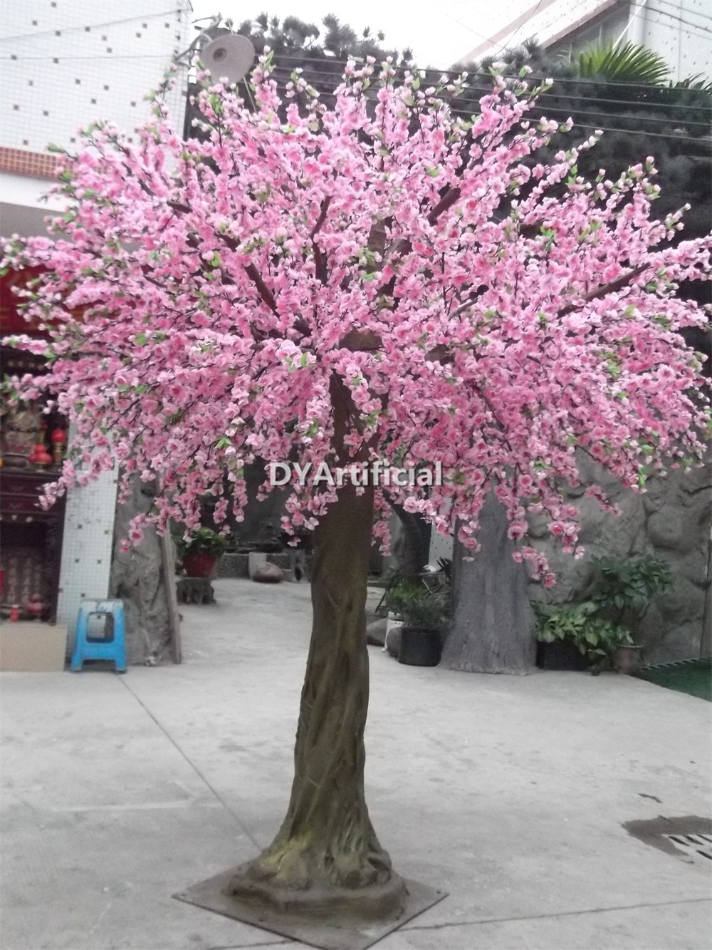 tbe 05 300cm pink large artificial flowering tree