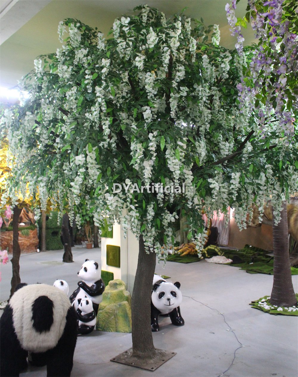 tbgb 12 400cm large artificial wisteria tree white