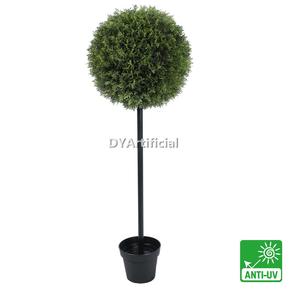 Artificial Cypress Single Ball Topiary Outdoor 120CM