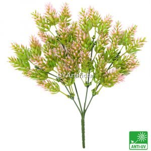 dlvs 378 pink green pine foliages 31cm length outdoor uv